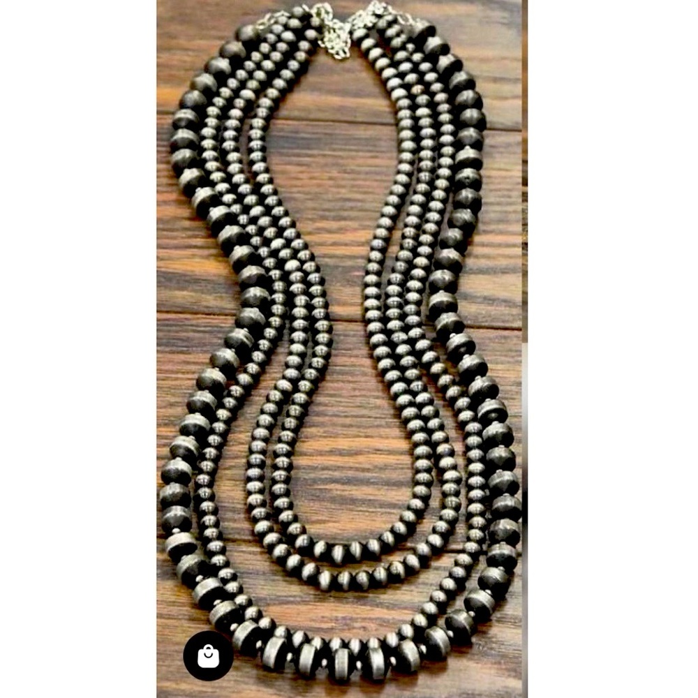 Faux Navajo pearls